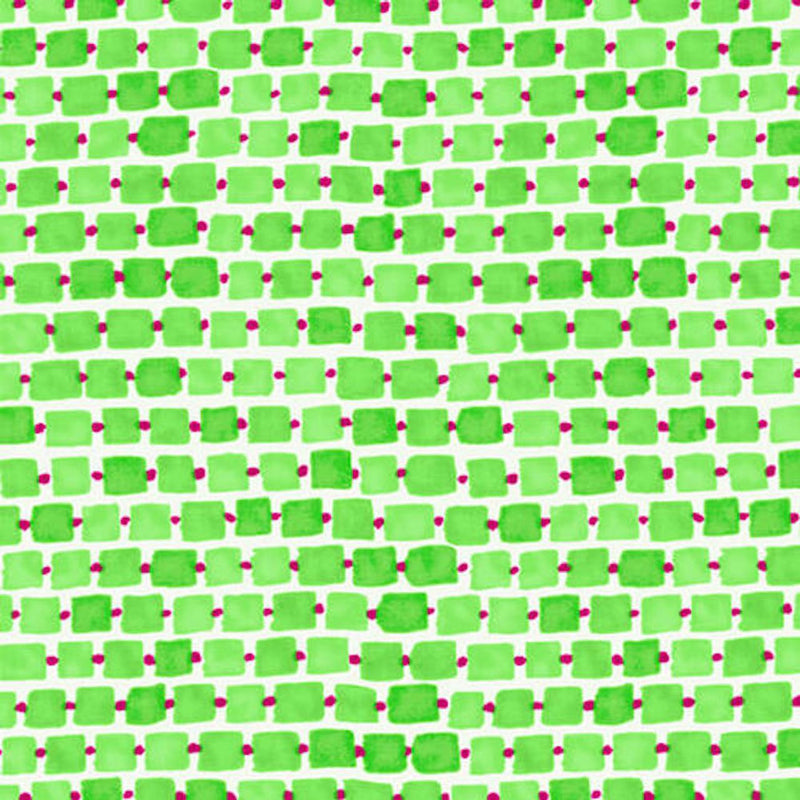 Blank Quilting - Whimsy Daisical by Keri Schneider - Green Rectangles - 1433 60 - Sewjersey.com