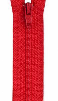 Coats and Clark All Purpose Polyester Zipper 20" Atom Red F72/20/128A - Sewjersey.com