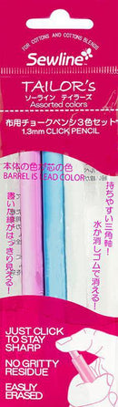 Sewline Fabric Pencil 1.3mm 3ct FAB50075 - Sewjersey.com