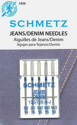 Schmetz Jeans/Denim Needle Multi Pack 90/14 100/16 110/18