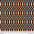 Free Spirit Storybook Halloween by Rachel Hauer - Tombstones Black PWRH070.BLACK - Sewjersey.com