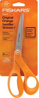 Fiskars All Purpose Bent Right Scissors - Sewjersey.com