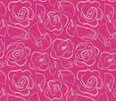 Art Gallery Fabrics Joyful Fusion by Caroline Hulse - Let's Chalk Joyful Pink - Knit Fabric - KF-308