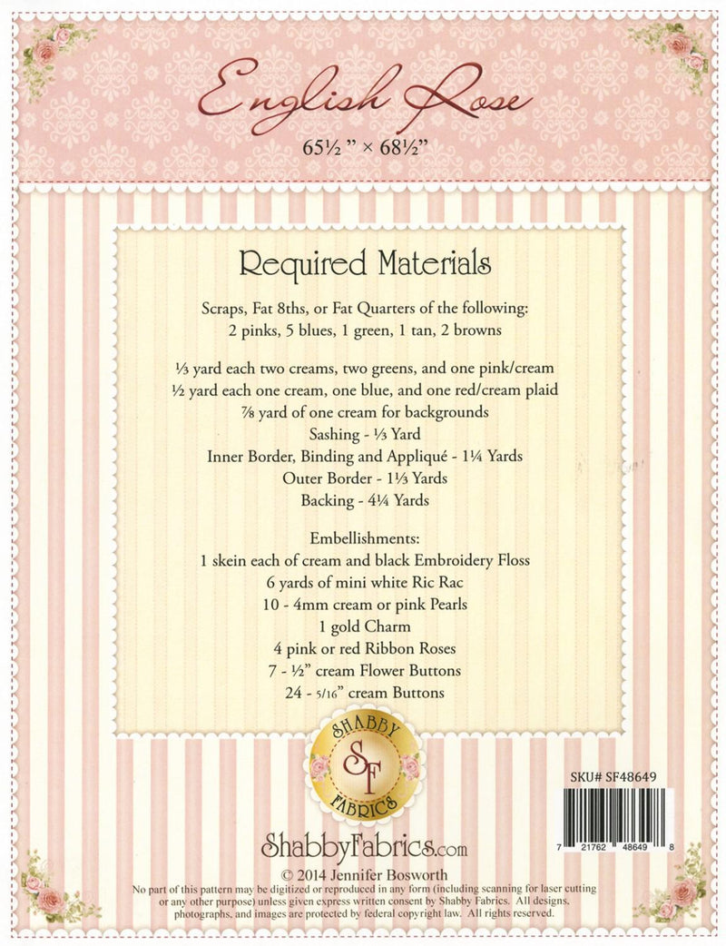 English Rose - Sewjersey.com