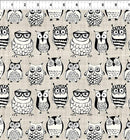 In The Beginning Fabrics Sketchbook Prints 4SK-1 Owls Taupe