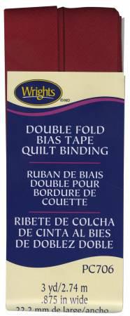 Wrights Double Fold Quilt Binding Brick 3 Yards - Sewjersey.com