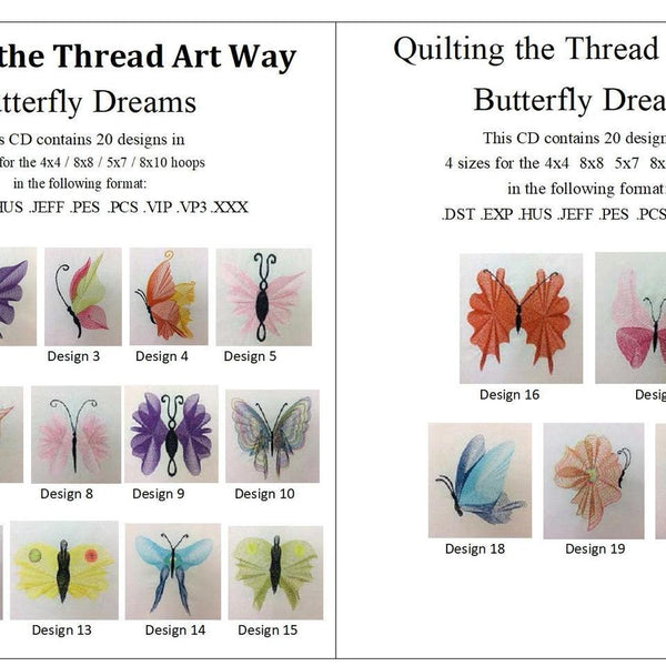 Quilting The Thread Way Butterfly Dreams - Sewjersey.com