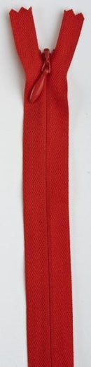 Coats and Clark Invisible Zipper 7-9" Atom Red F84/7-9/128A