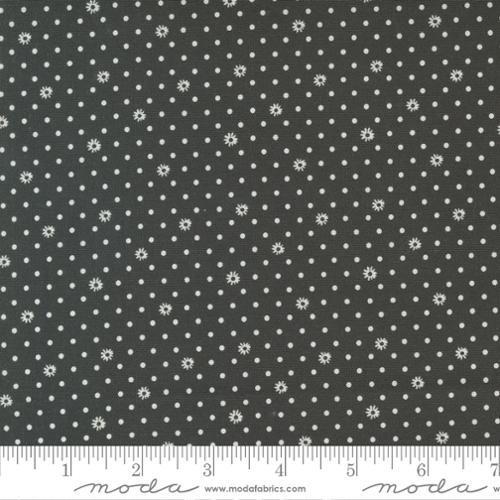 Moda Julia by Crystal Manning - Dots Dots Flower Graphite - 11928 22 - Sewjersey.com