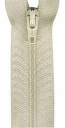 Coats and Clark All Purpose Polyester Zipper 22" Natural F72/22/256 - Sewjersey.com