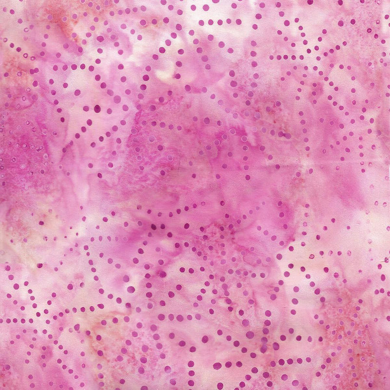 Island Batik Sea Cookies Sand Dots Pink Bubblegum