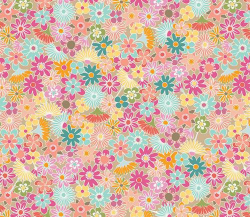 Art Gallery Fabrics Playroom by Mister Domestic - Flowers all Around - Rayon - R-89807-1