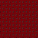 Marcus Fabrics Sturbridge Floral Petites Flowers Plus Red - Sewjersey.com