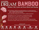 Quilters Dream Batting - Bamboo - Sewjersey.com