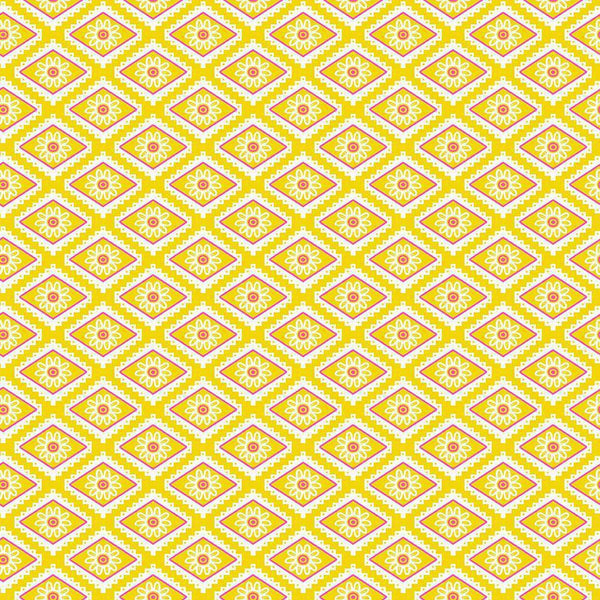 Dear Stella Hola Frida by Miriam Bos -  Talavera Tiles Lemon STELLA-DMB2870  LEMON - Sewjersey.com