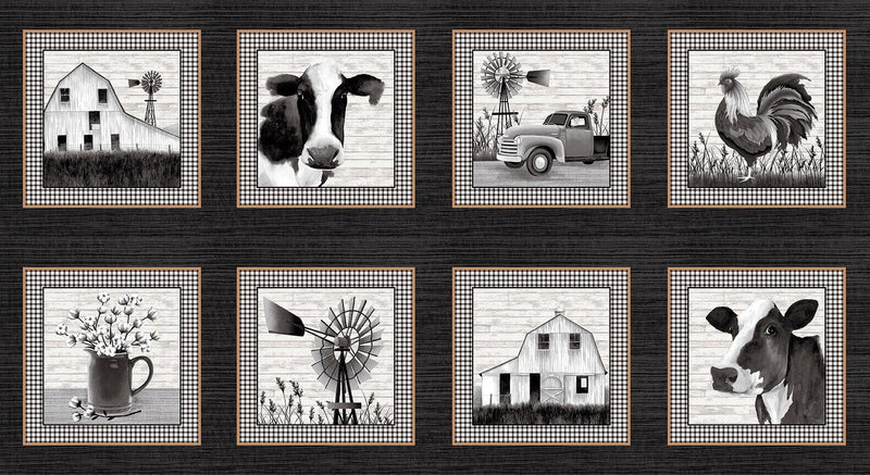 Studio e Buttermilk Farmstead Block Panel by Grace Popp - 5330 99