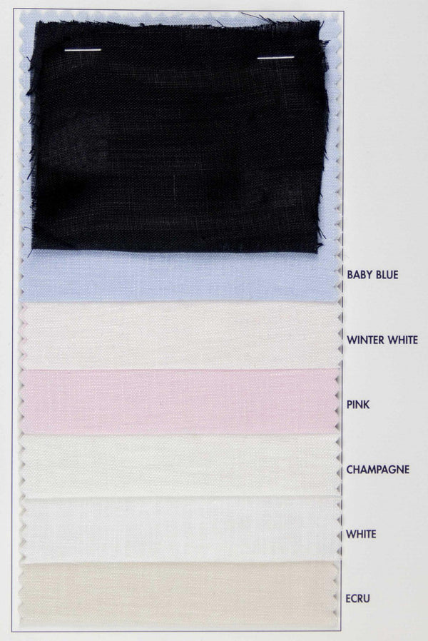 Spechler-Vogel Textiles Handkerchief Linen - Black