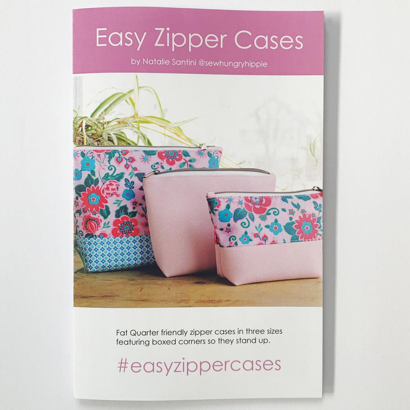 Easy Zipper Cases Sewing Pattern By Natalie Santini