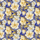 Timeless Treasures Lumiere Night Floral Field FLEUR-CD4354 BLUE