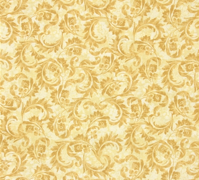Studio e Autumn Flourish by Art Loft - Flourish Gold 6334 44 - Sewjersey.com