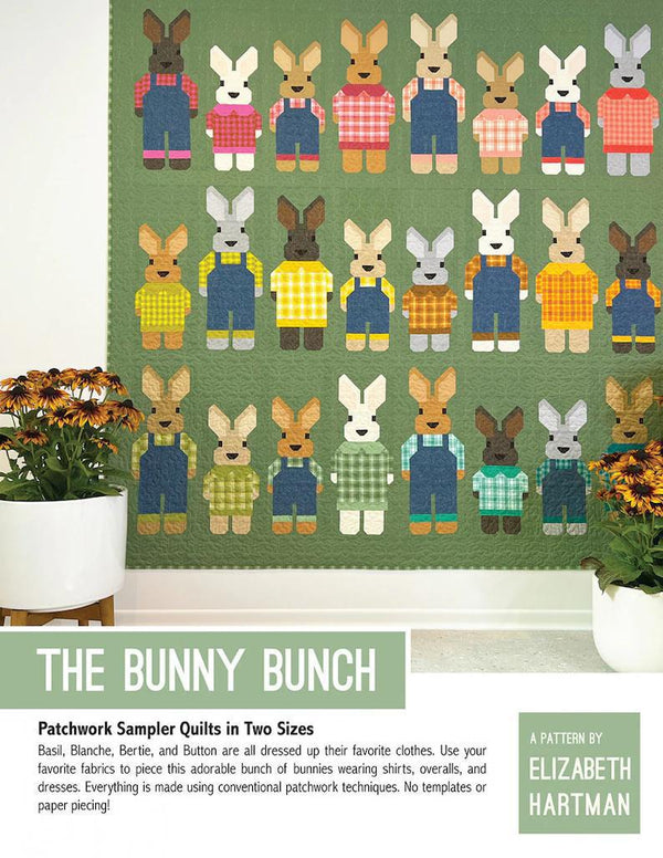 The Bunny Bunch Quilt Pattern from Elizabeth Hartman*Bunny Quilt*Bunny Quilt Pattern - Sewjersey.com