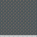 Marcus Fabrics American Icons by Carrie Quinn Flower Blue R101742D BLUE 100% Cotton Fabric 44/45" wide - Sewjersey.com