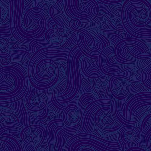 Studio e Just Color! - Swirls Navy - 1351 NAVY