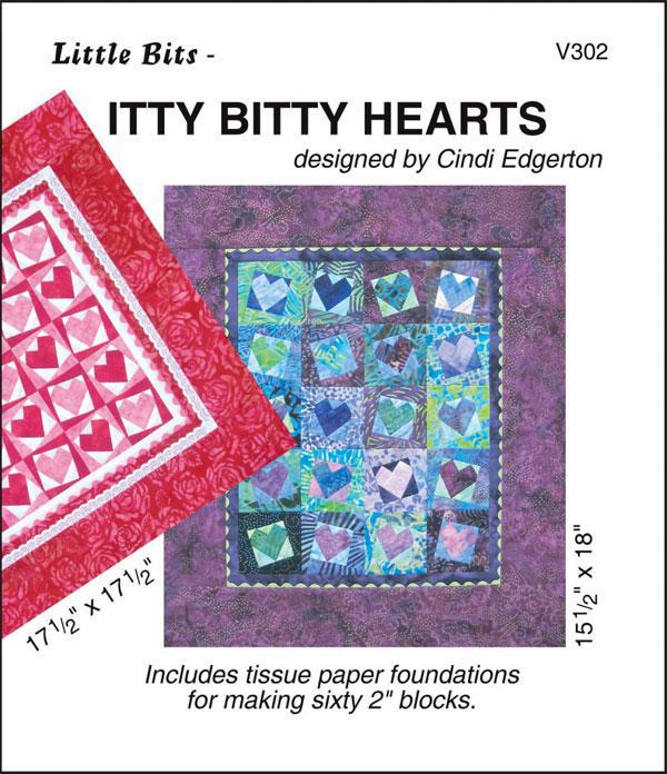 Itty Bitty Hearts Pattern