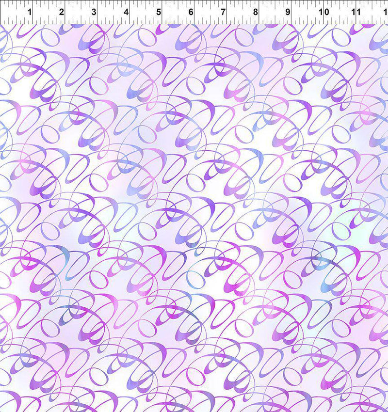 Garden of Dreams II - Swirl - Purple 6JYR-2