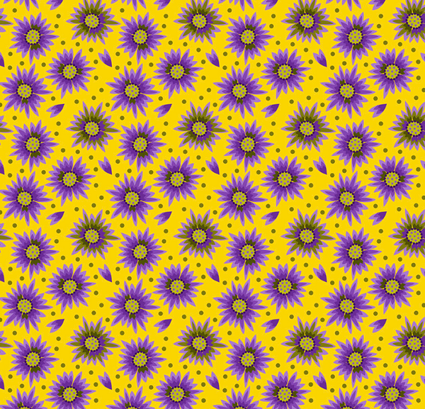 Free Spirit Sassy Summer Salsa by Jane Sassaman - Flower Shower Gold - PWJS136.GOLD