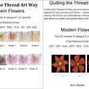 Quilting The Thread Way Modern Flowers - Embroidery CD - Sewjersey.com