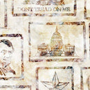 QT Liberty, Glory, Freed, Block, Cream Clearance Fabric 28143 E 100