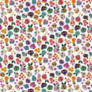 Dear Stella Hola Frida by Miriam Bos - Skulls White STELLA-DMB2865  WHITE - Sewjersey.com