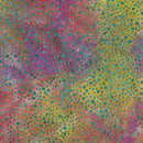 Island Batik - Dot Multi Blue Yellow - Sewjersey.com