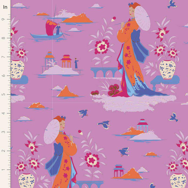 Garden Vista Iris - Bloomsville Tilda Fabrics 100504