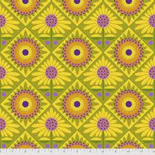 Free Spirit Sassy Summer Salsa Green by Jane Sassaman - PW1S135.GREEN