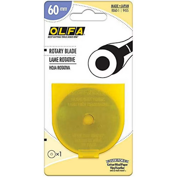 Olfa Replacement Rotary Blade 60mm 1pk - Sewjersey.com