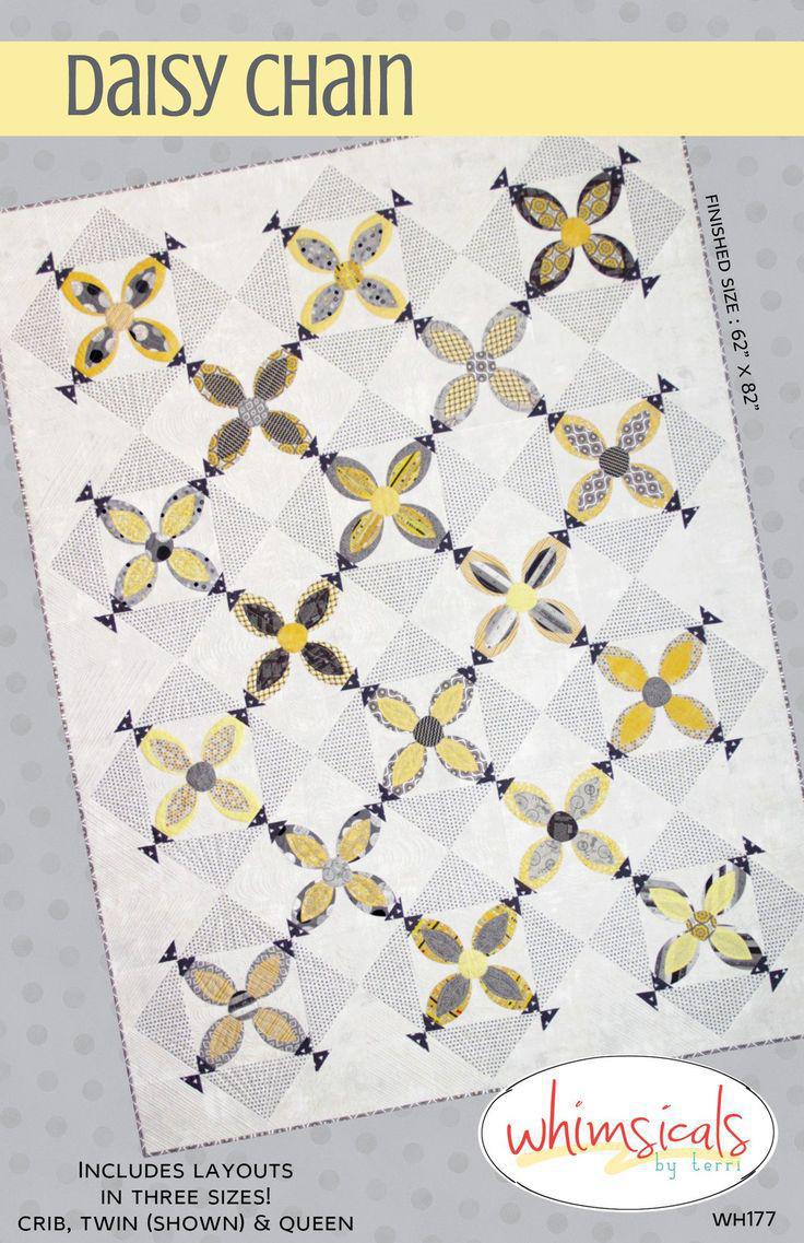 Daisy Chain Quilt Pattern by Cathy Franks - Sewjersey.com