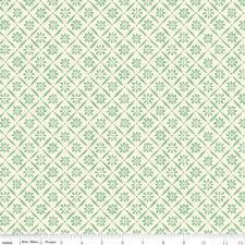 Riley Blake Designs Indigo Garden by Heather Peterson - Diagonal Daisy Cream - C11273-CREAM