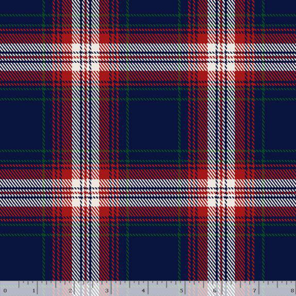 Marcus Fabrics Primo Plaid Flannel Keep It Classic Navy R091410 Navy