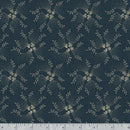 Marcus Fabrics Blue Palisades Floral Spray R222074D NAVY