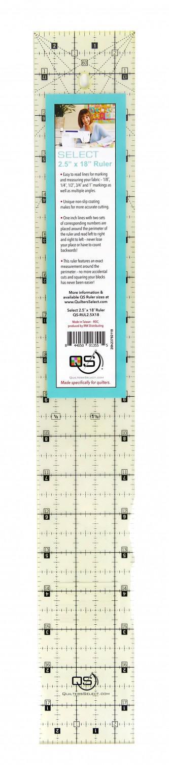 Quilters Select Ruler 2.5 x 12