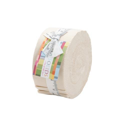 Bella Solids Jelly Roll Natural 9900JR 12 - Sewjersey.com