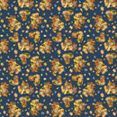 Camelot Fabrics Pumpkin Patch Keeper Friendly Scarecrows Navy 49250103-02 100% Cotton Fabric 44/45" wide