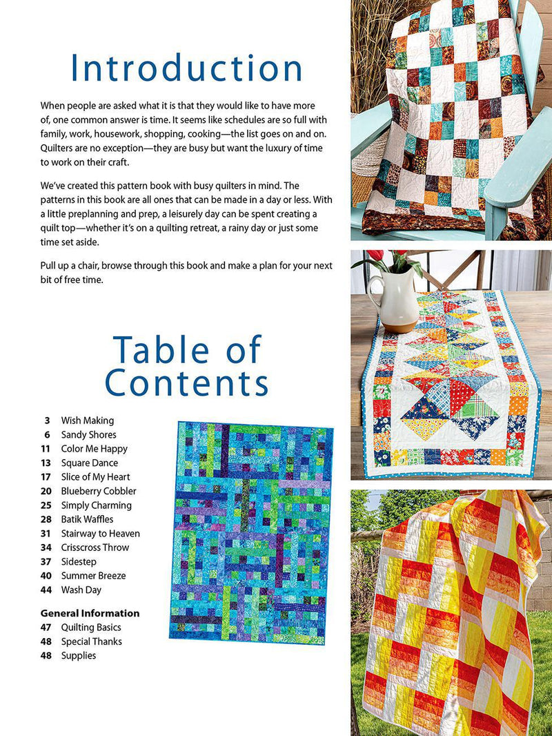 Annie's Quilting One Day Quilts - Sewjersey.com