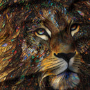 Camelot Fabrics Gilded Collection Majestic Lion Panel-Multi-16240301P-01 - Sewjersey.com