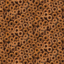 Timeless Treasures FOOD-CD2941 / DONUT / PACKED GINGERBREAD DONUTS - Sewjersey.com