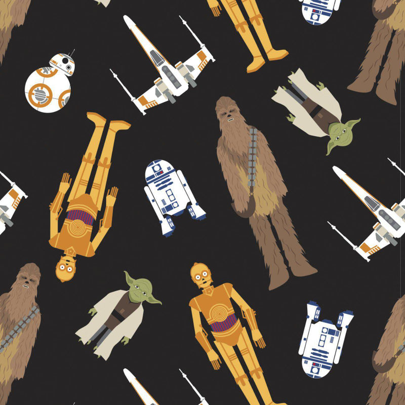Camelot Fabrics Star Wars Tossed in Space - 73011106-02