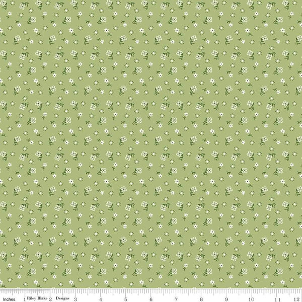 Riley Blake Designs Calico by Lori Holt - Meadow Lettuce - C12843-LETTUCE
