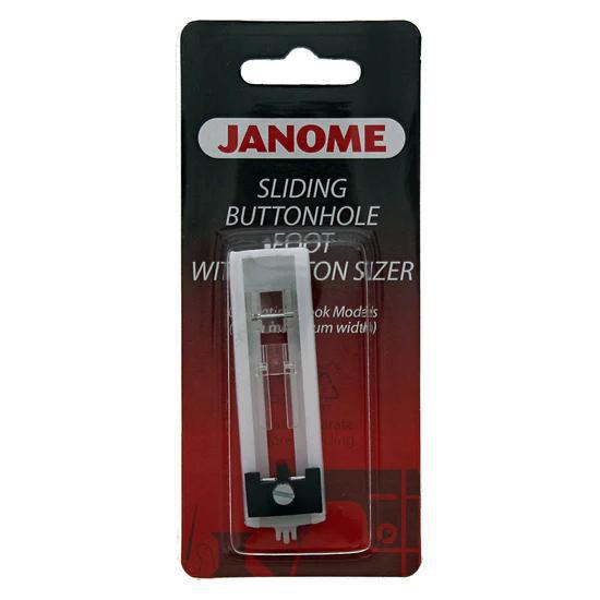Sliding Buttonhole Foot with Sizer, Janome #200134000